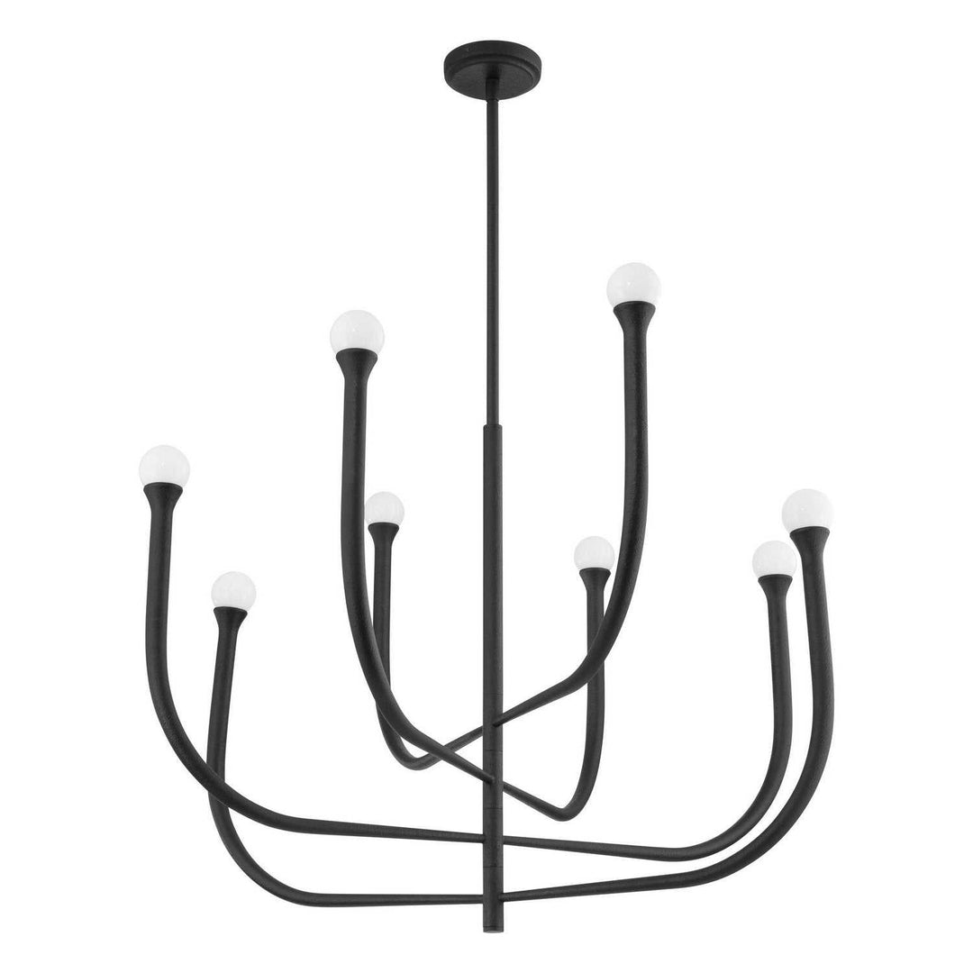 Dahlia LED Chandelier in Plaster Black Thesis Canada