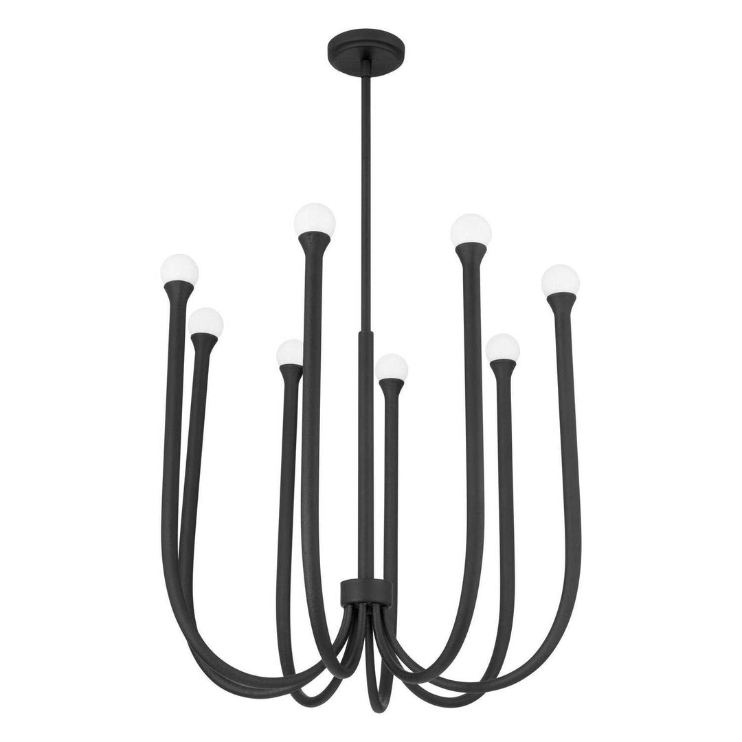 Dahlia LED Chandelier in Plaster Black Thesis Canada
