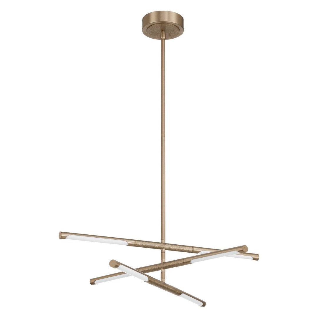 Overture LED Convertible Chandelier in Champagne Bronze Thesis Canada