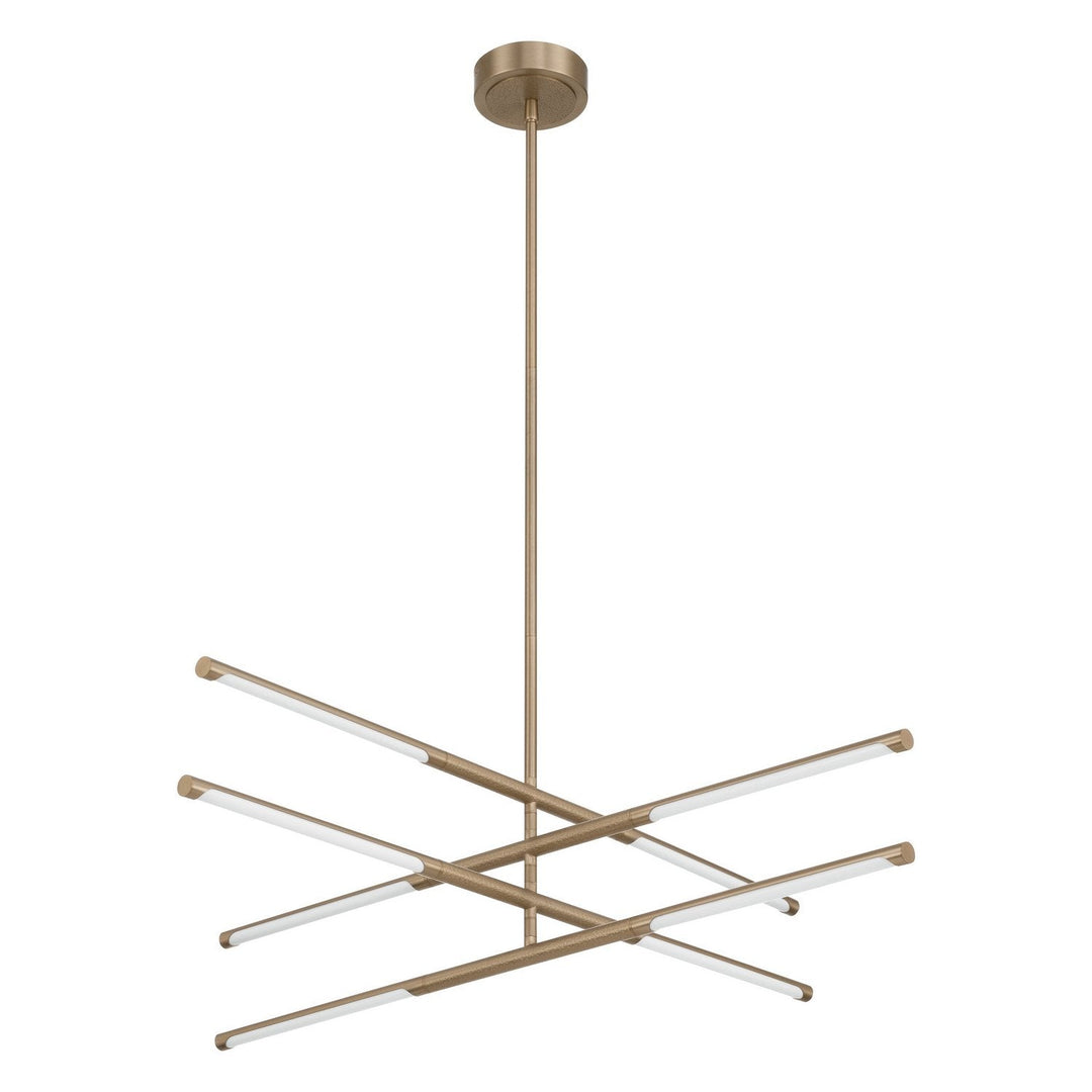 Overture LED Convertible Chandelier in Champagne Bronze Thesis Canada