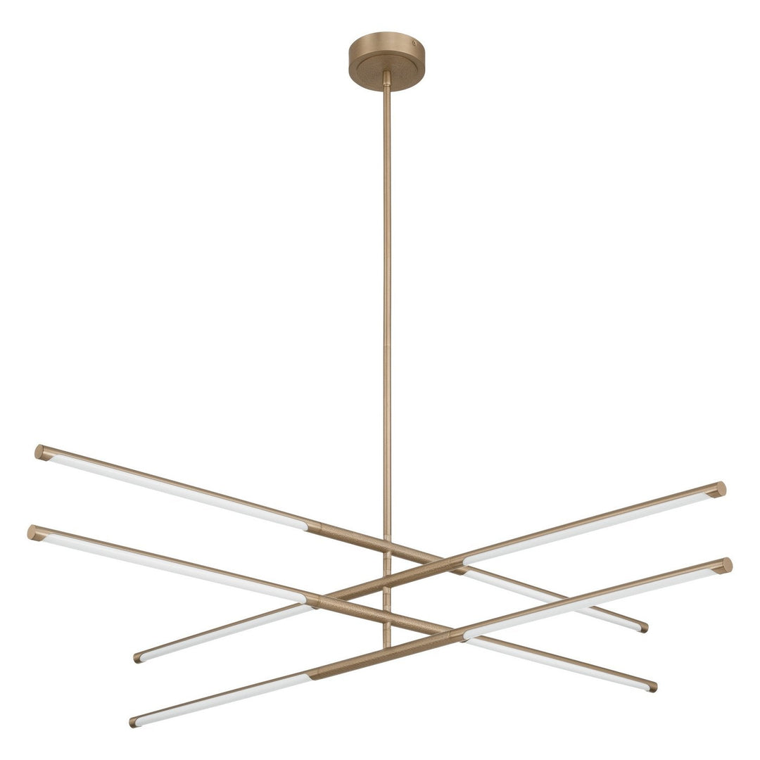 Overture LED Convertible Chandelier in Champagne Bronze Thesis Canada