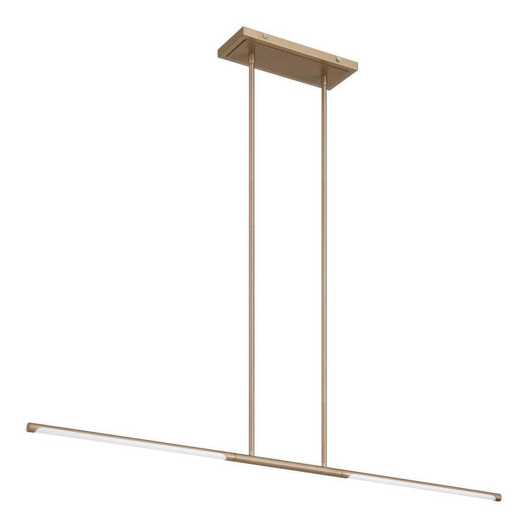 Overture LED Linear Chandelier in Champagne Bronze Thesis Canada