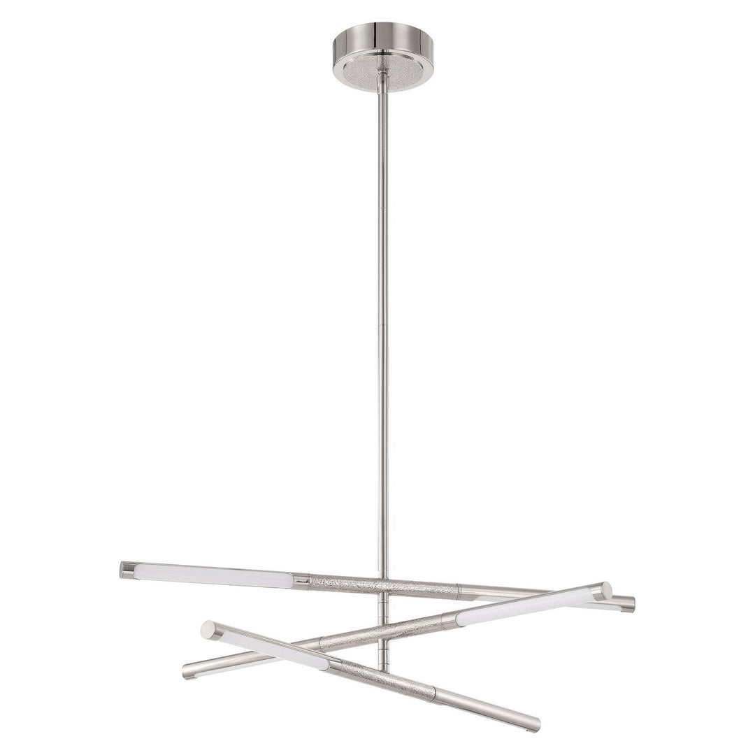 Overture LED Convertible Chandelier in Polished Nickel Thesis Canada