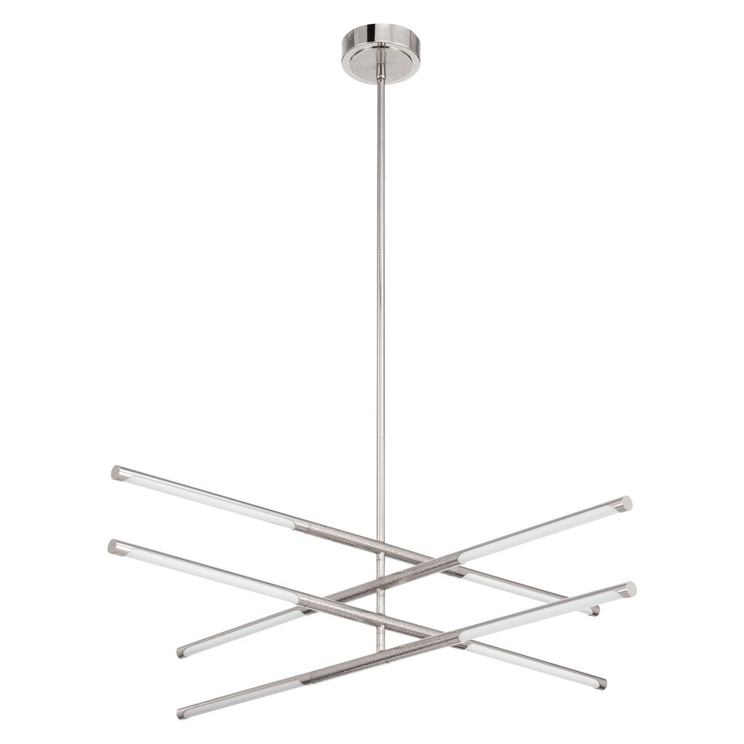 Overture LED Convertible Chandelier in Polished Nickel Thesis Canada