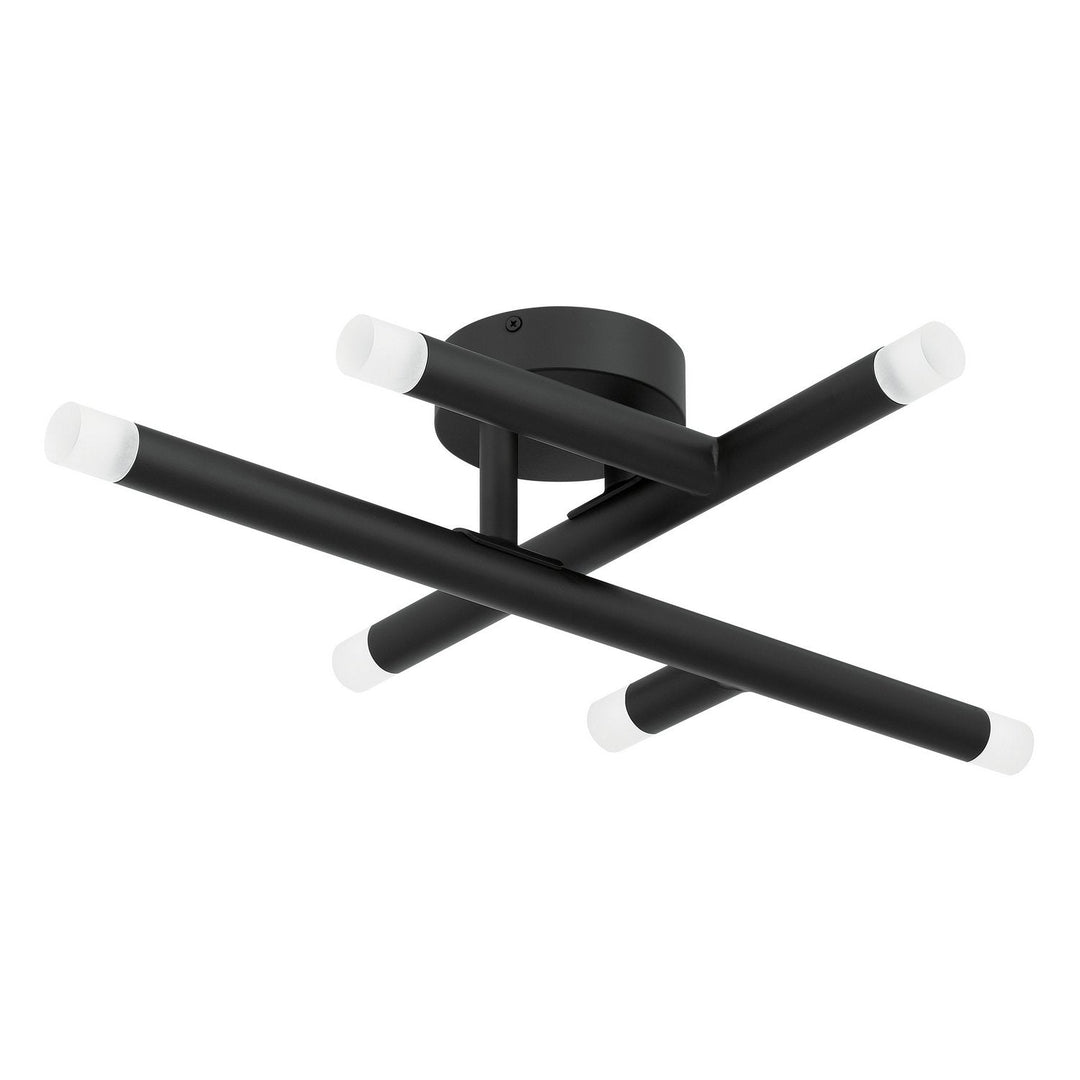 Manhattan LED Flush Mount / Wall Sconce in Matte Black Thesis Canada