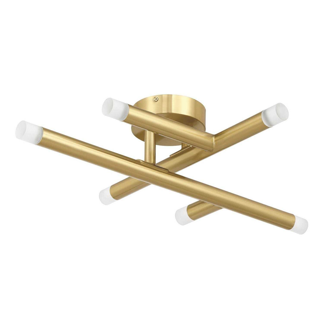 Manhattan LED Flush Mount / Wall Sconce in Brushed Gold Thesis Canada