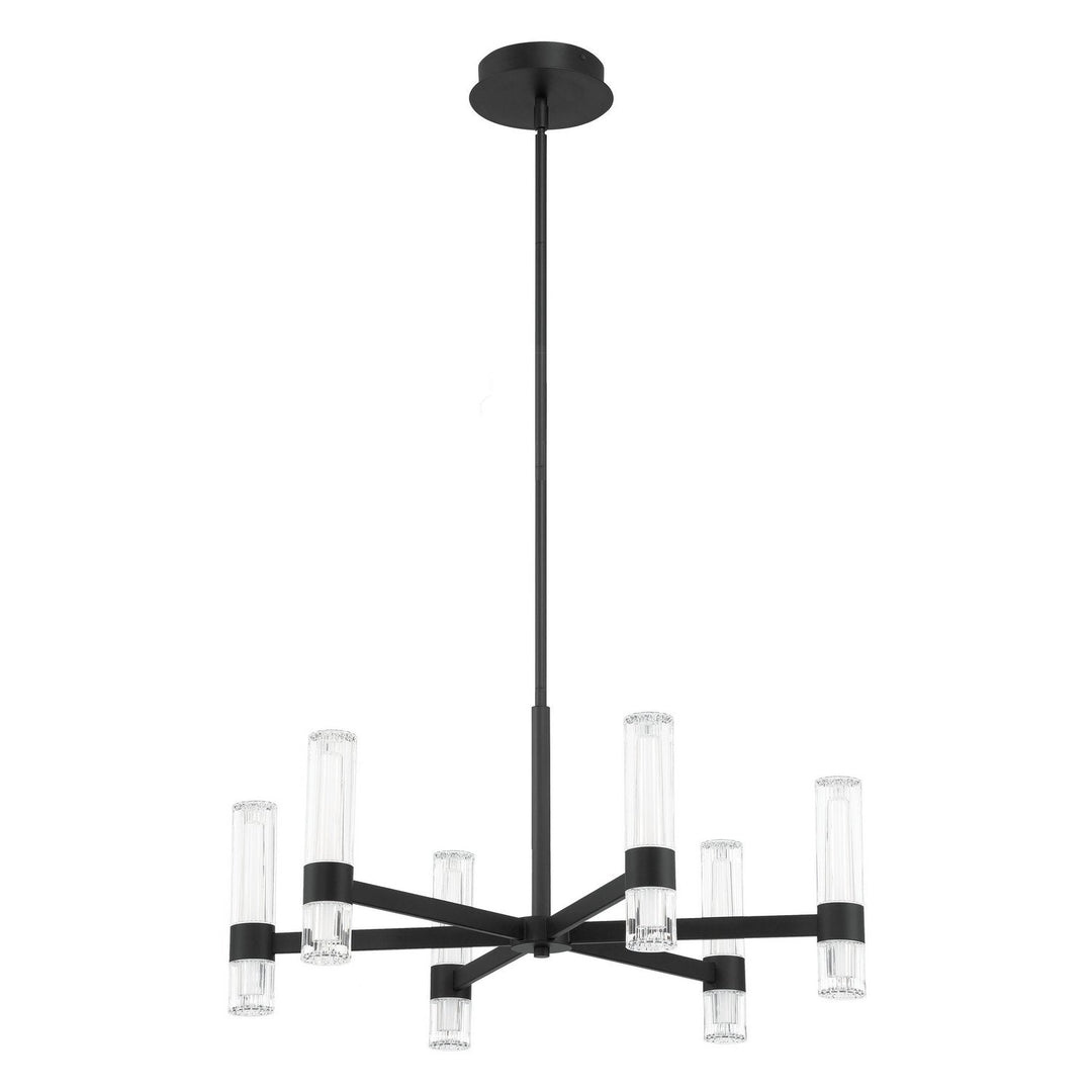 Ristretto LED Chandelier in Matte Black Thesis Canada