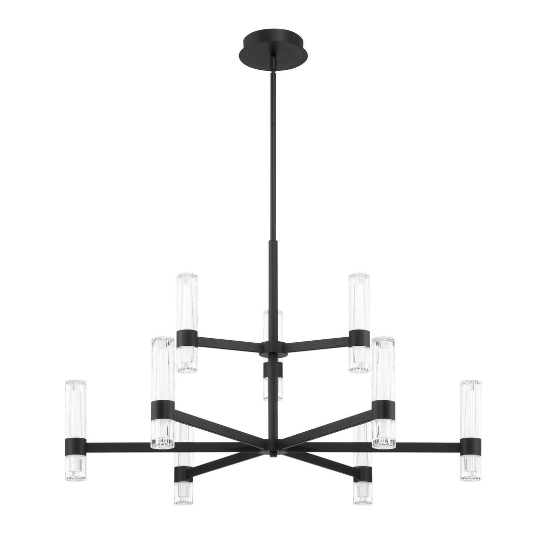 Ristretto LED Chandelier in Matte Black Thesis Canada