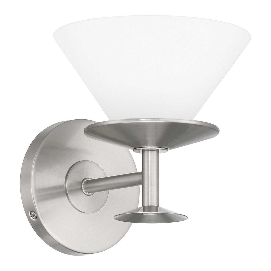 Tremolo One Light Vanity in Brushed Nickel, Polished Nickel Thesis Canada