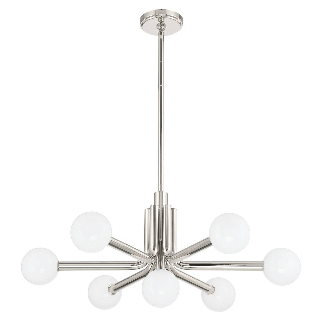 Stockholm LED Chandelier in Polished Nickel Thesis Canada