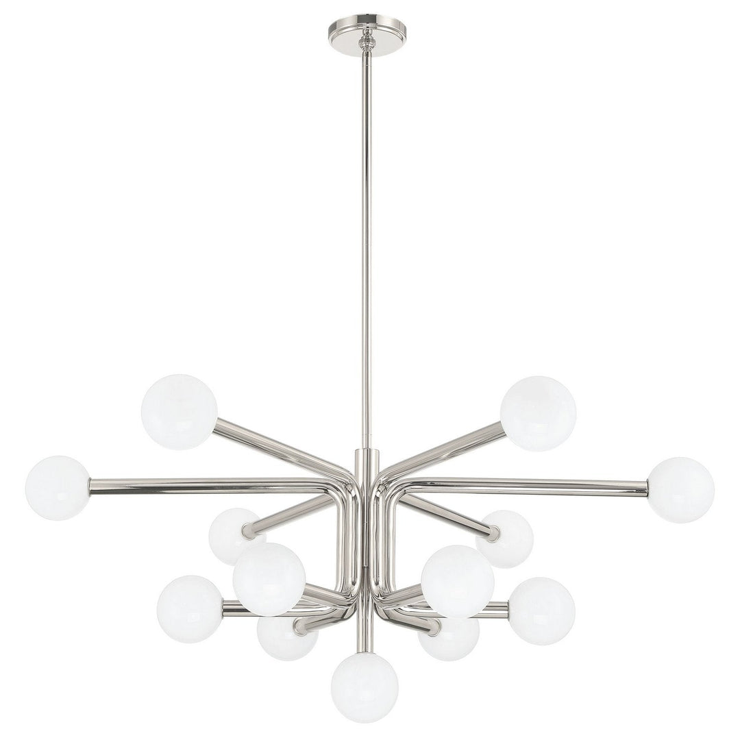 Stockholm LED Chandelier in Polished Nickel Thesis Canada