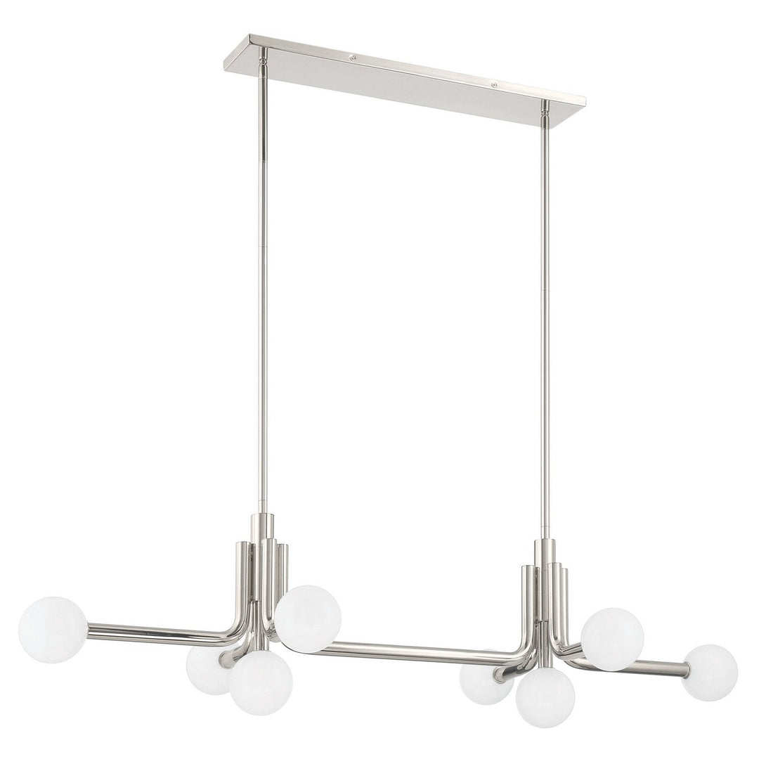 Stockholm LED Linear Chandelier in Polished Nickel Thesis Canada