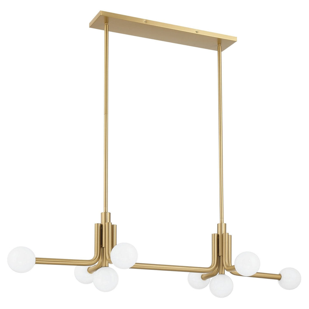 Stockholm LED Linear Chandelier in Champagne Gold Thesis Canada