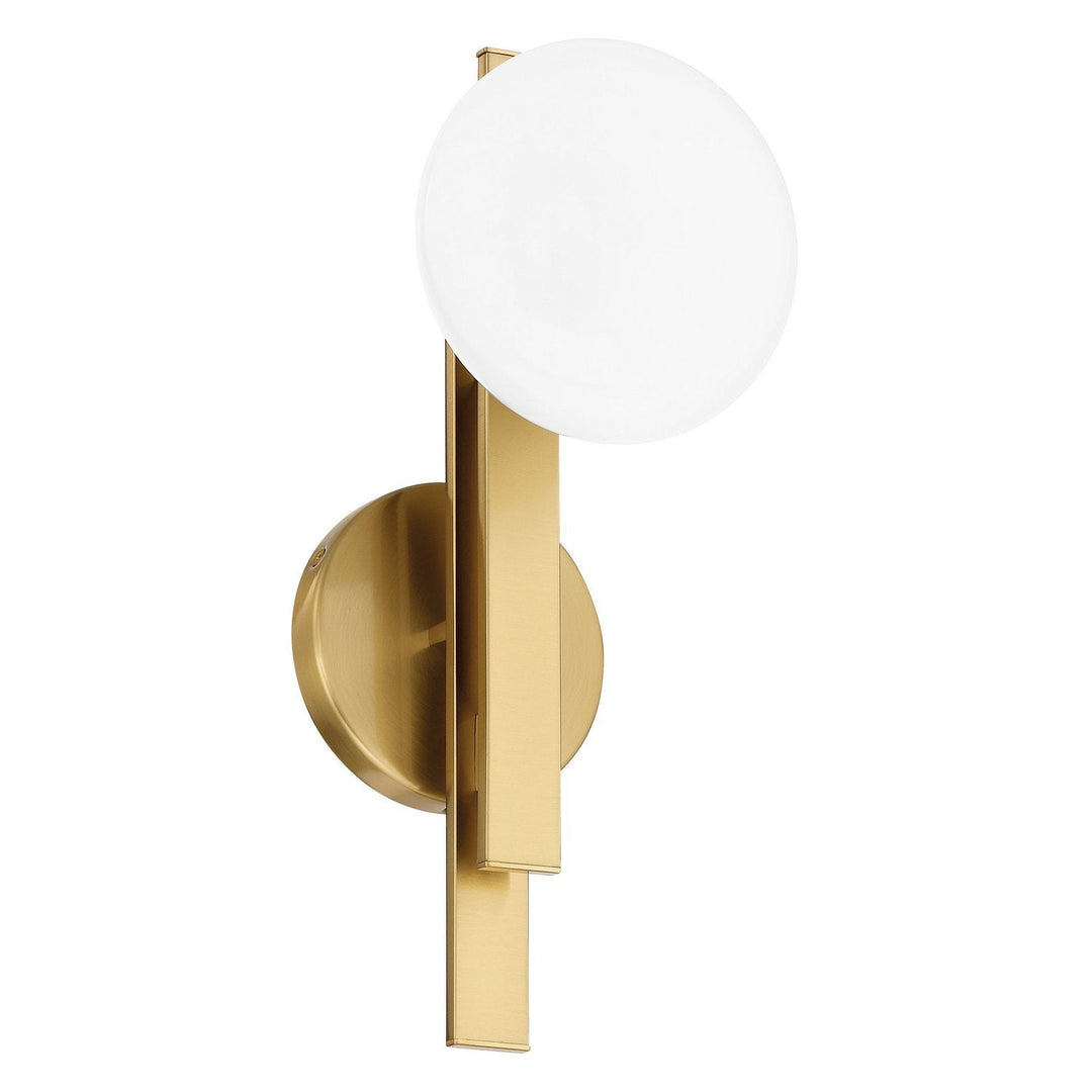 Julep LED Wall Sconce in Brushed Gold Thesis Canada
