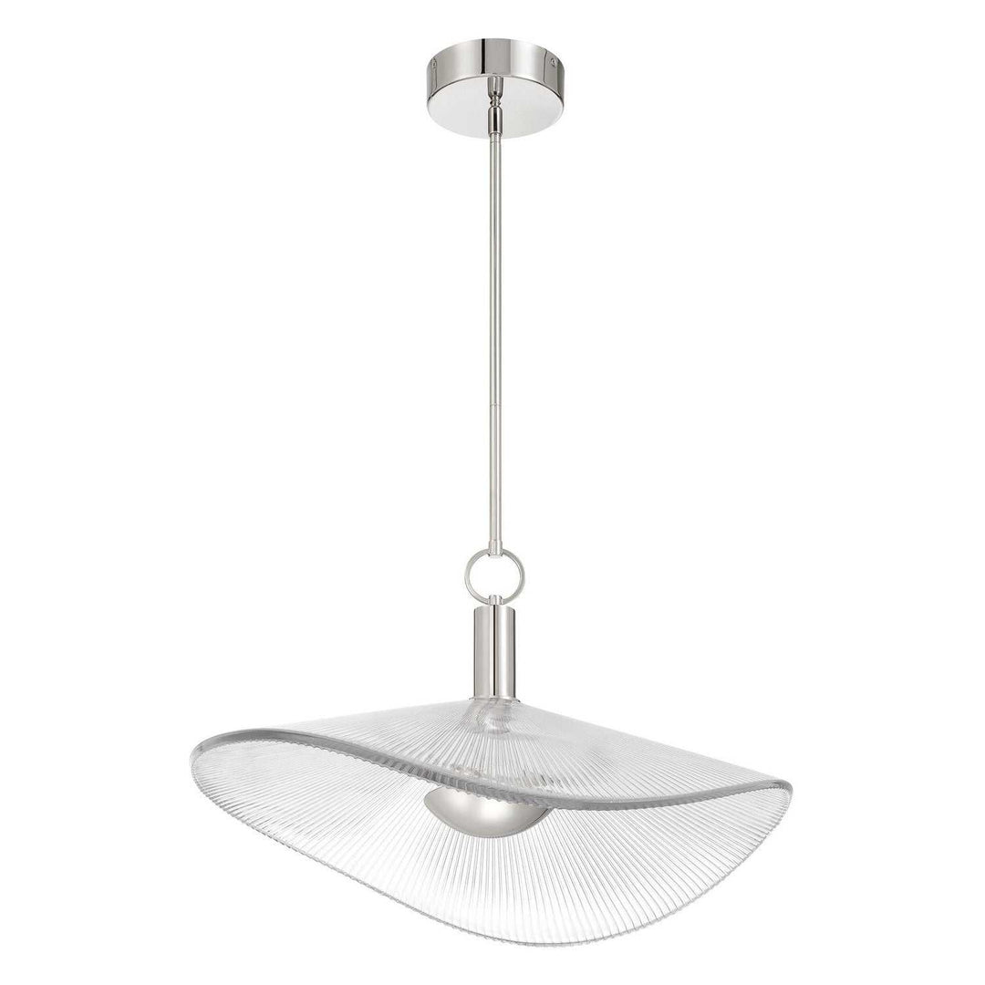 Novella LED Convertible Pendant in Polished Nickel Thesis Canada