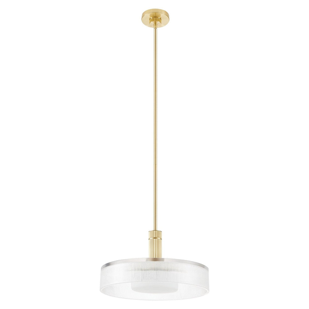 Como One Light Convertible Pendant in Champagne Gold Thesis Canada