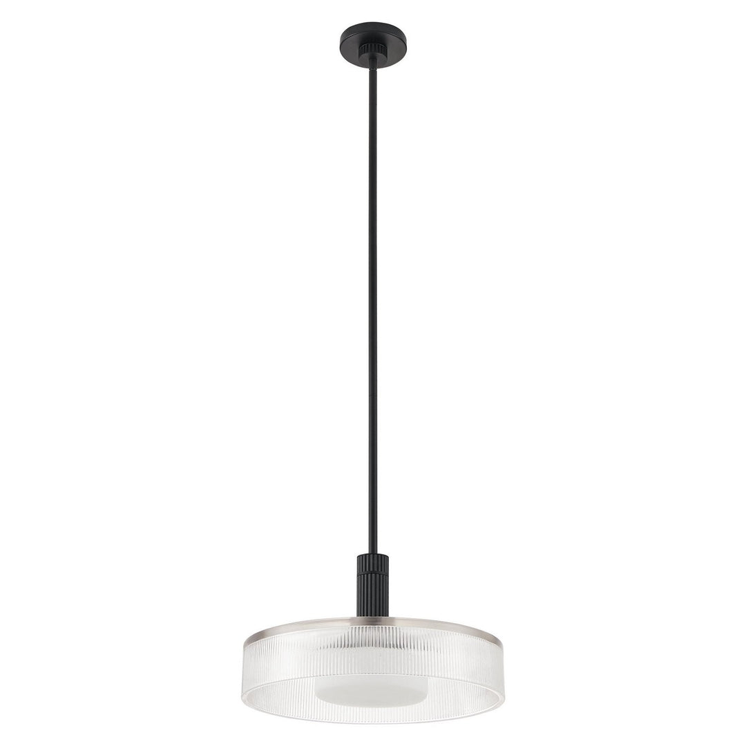 Como One Light Convertible Pendant in Matte Black Thesis Canada