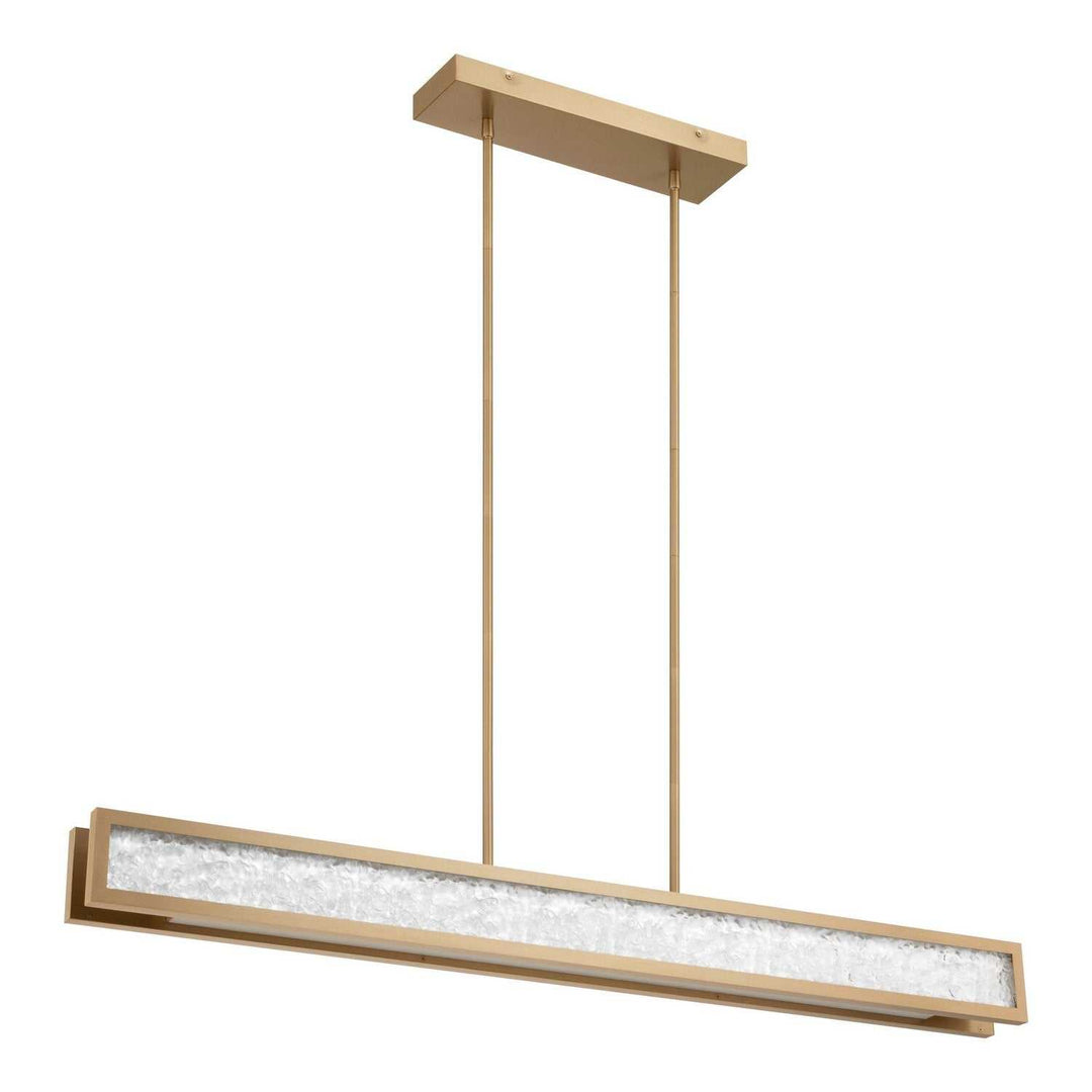 Courtney LED Linear Pendant in Champagne Bronze Thesis Canada