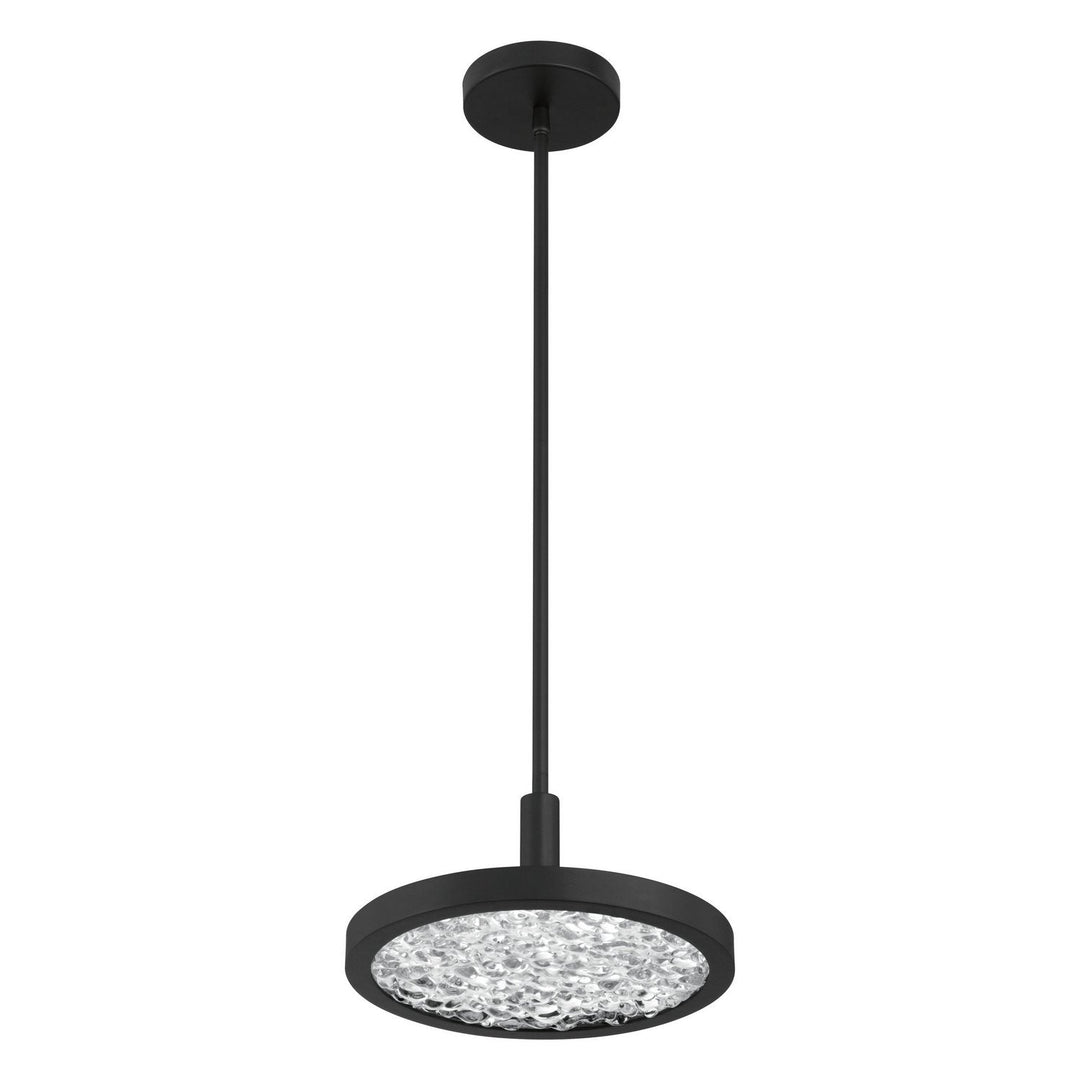 Courtney LED Convertible Pendant in Textured Black Thesis Canada