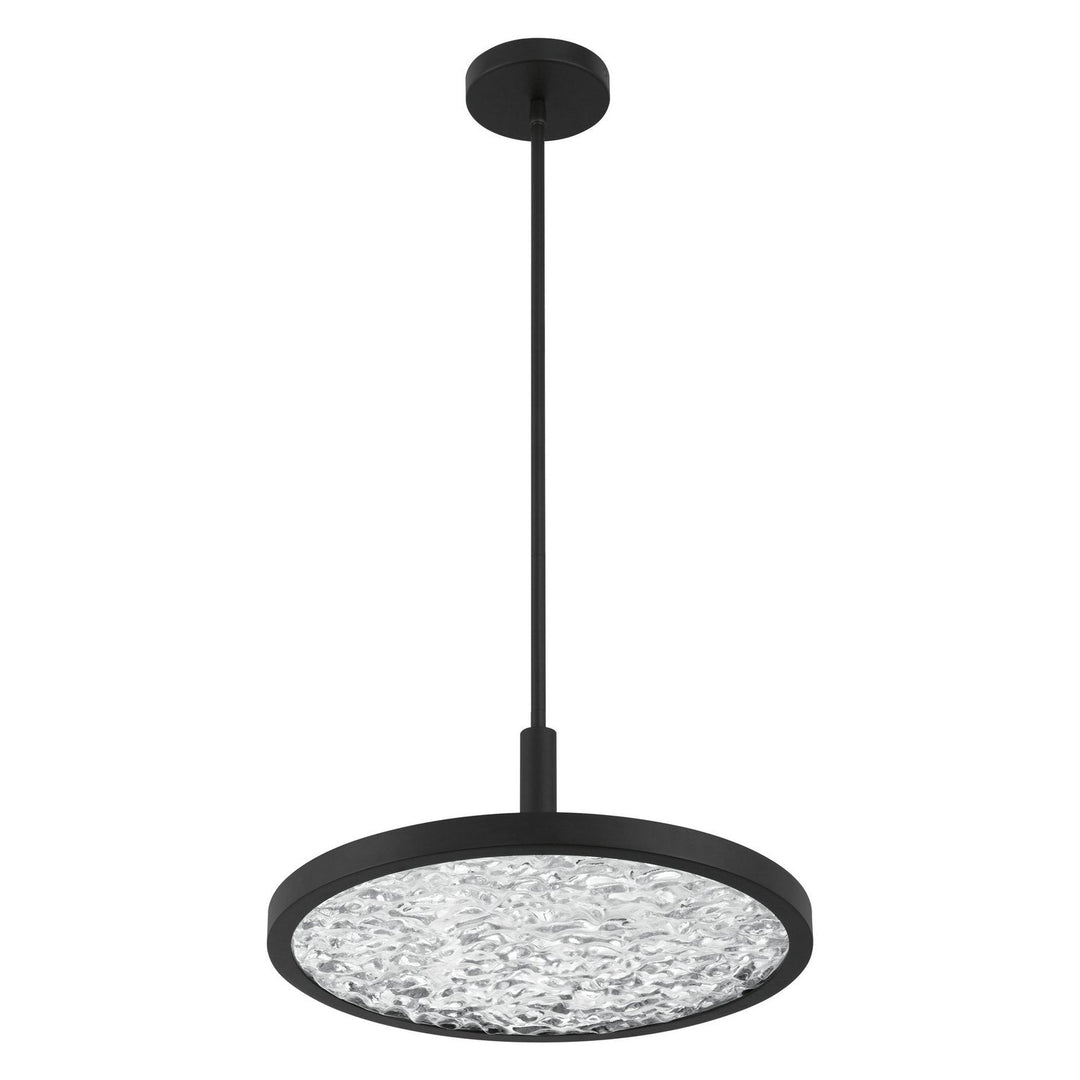Courtney LED Convertible Pendant in Textured Black Thesis Canada