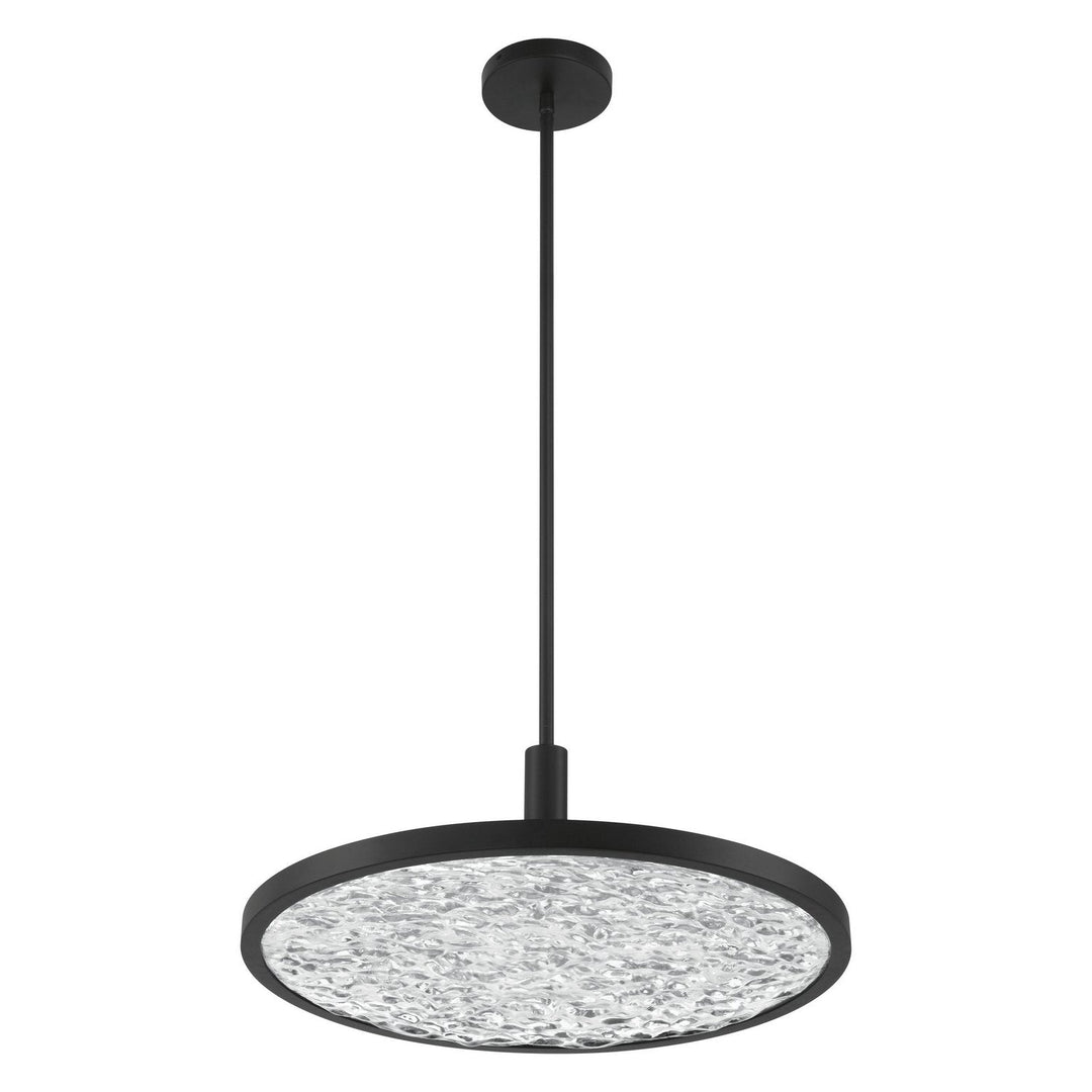 Courtney LED Convertible Pendant in Textured Black Thesis Canada