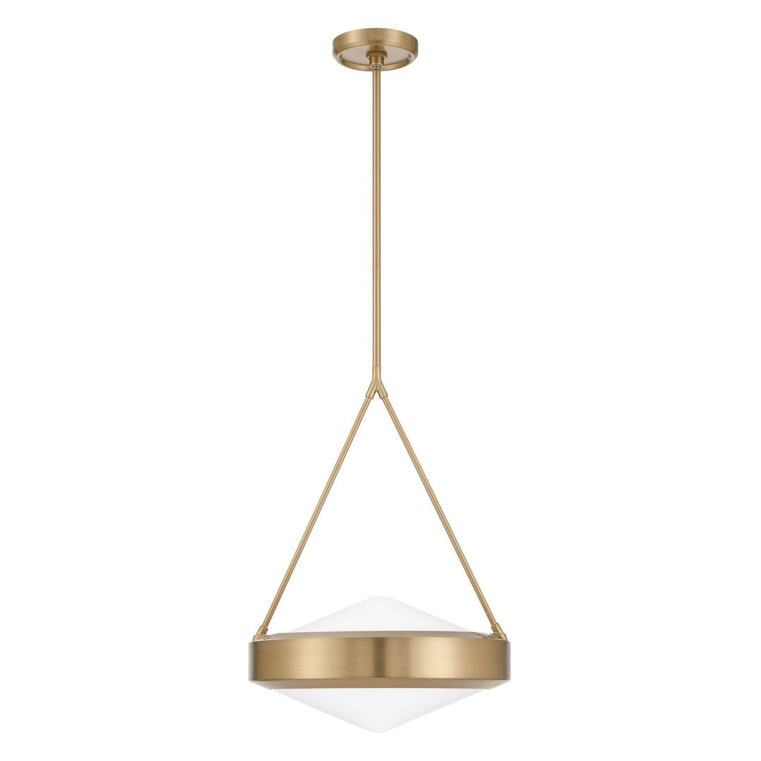 Agate Three Light Pendant in Champagne Gold, Opal Thesis Canada