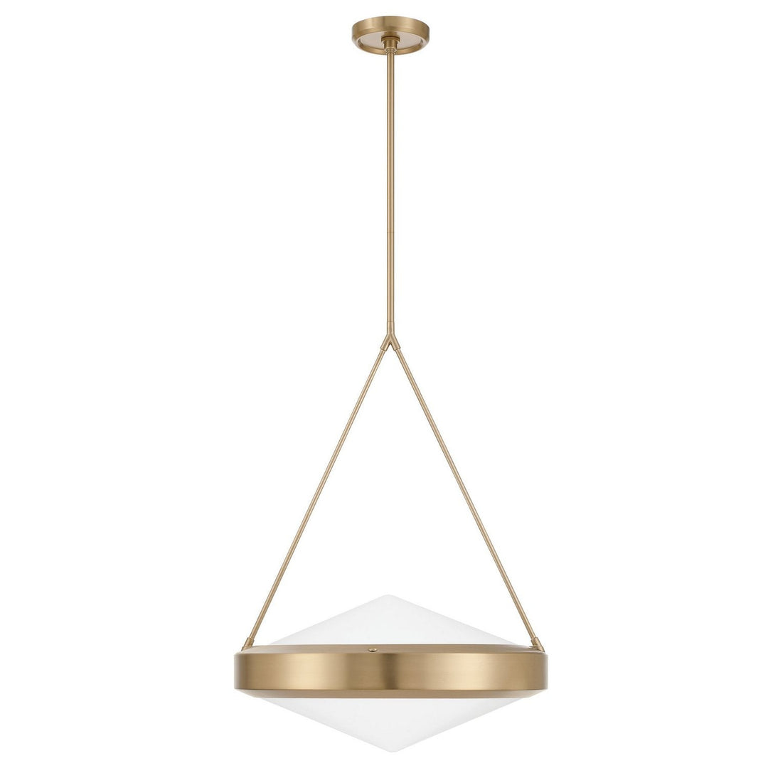 Agate Four Light Pendant in Champagne Gold, Opal Thesis Canada