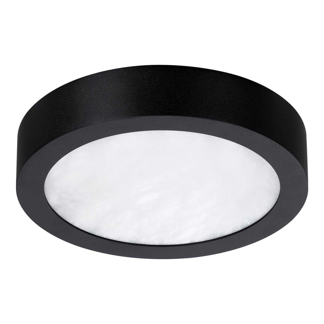Argyle LED Flush Mount in Textured Black Thesis Canada