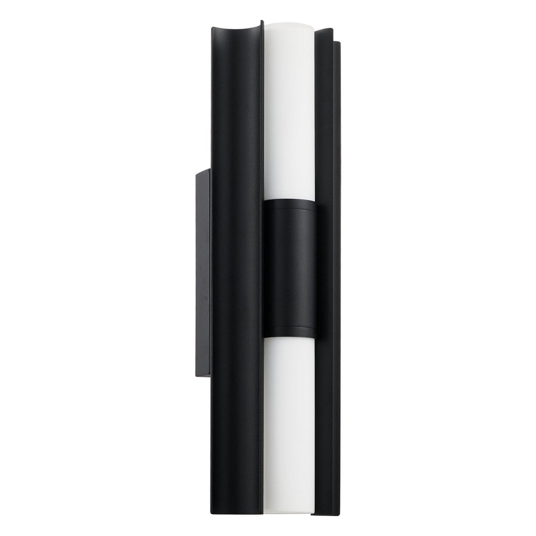 Colton LED Vanity in Textured Black Thesis Canada