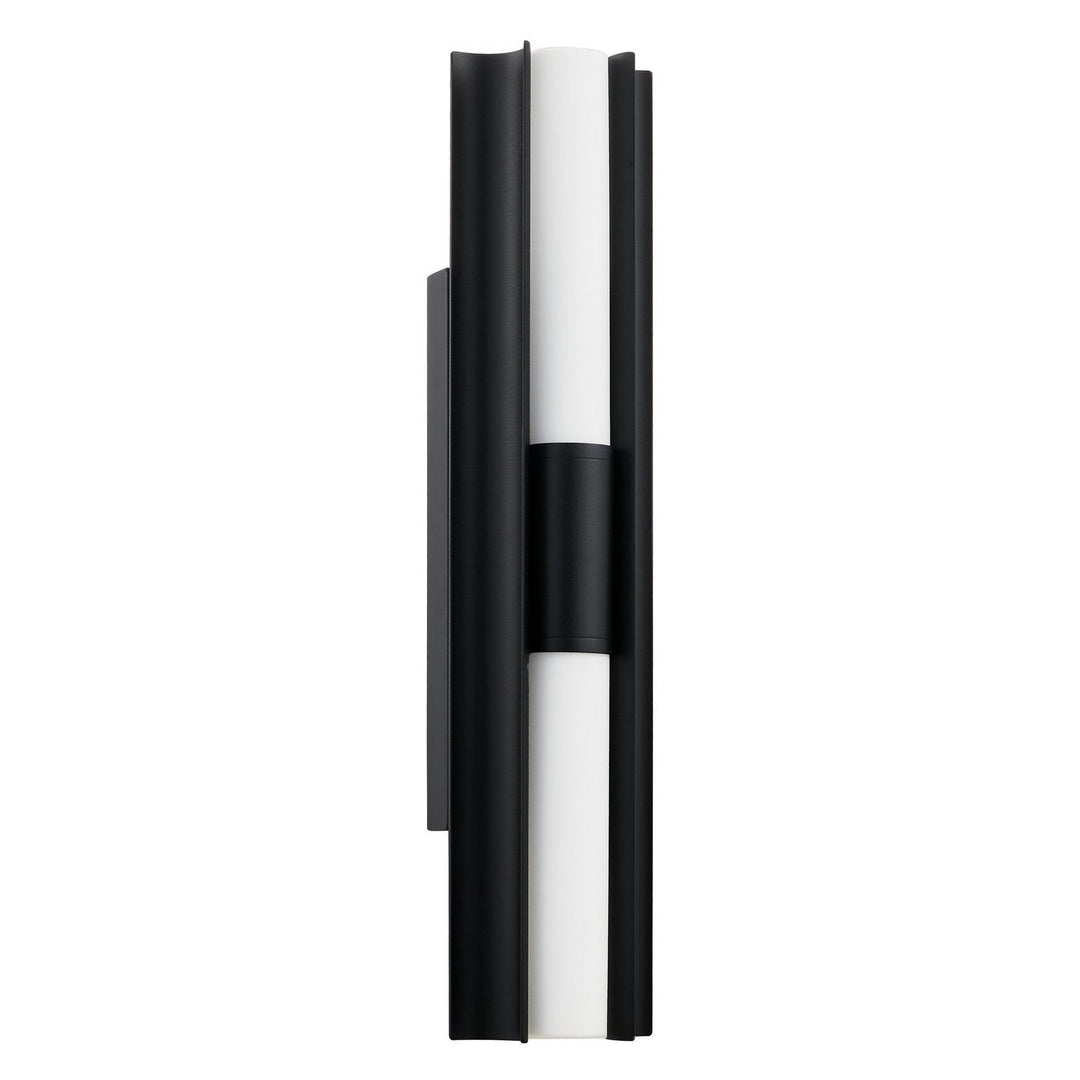 Colton LED Vanity in Textured Black Thesis Canada