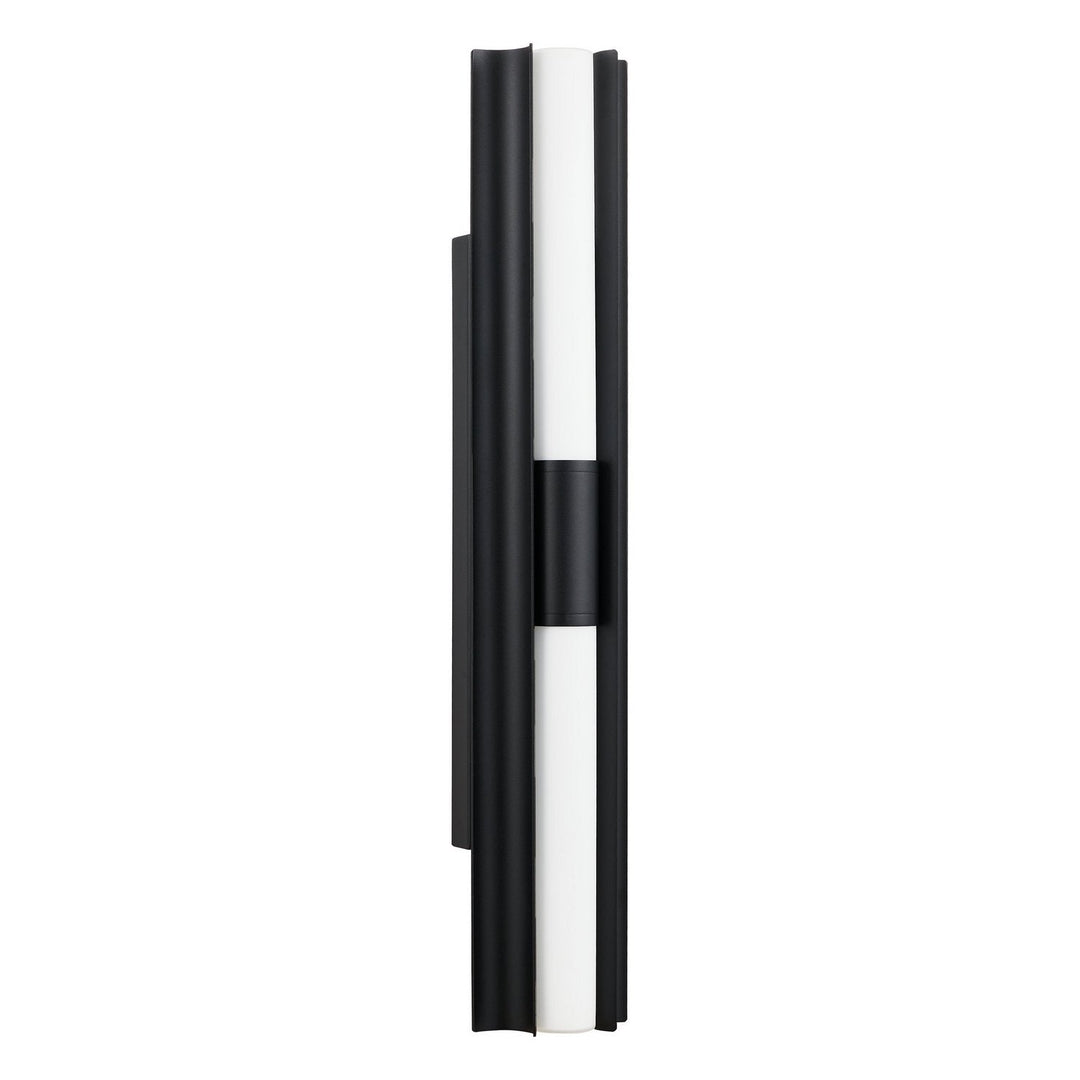 Colton LED Vanity in Textured Black Thesis Canada
