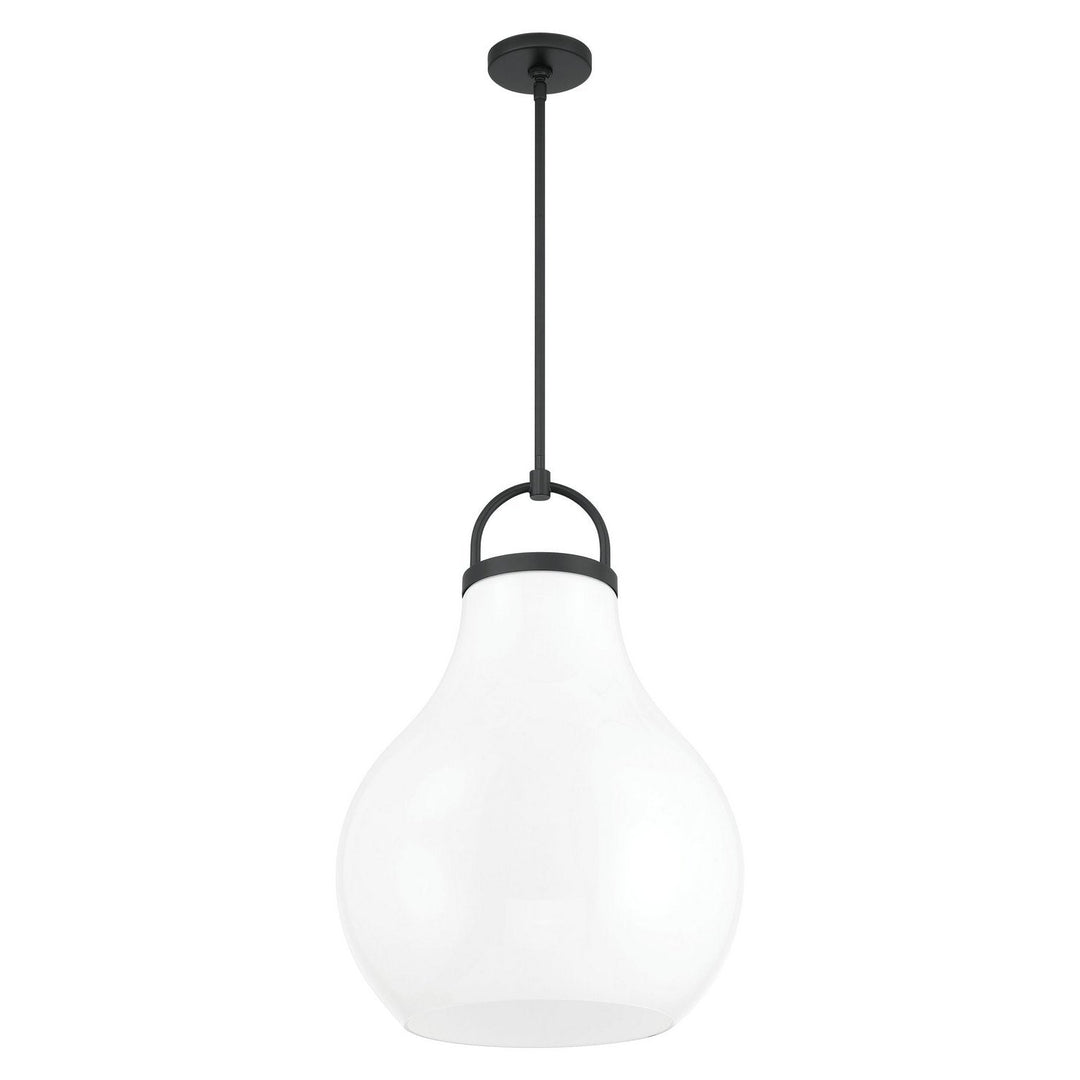 Mansfield One Light Pendant in Matte Black Thesis Canada