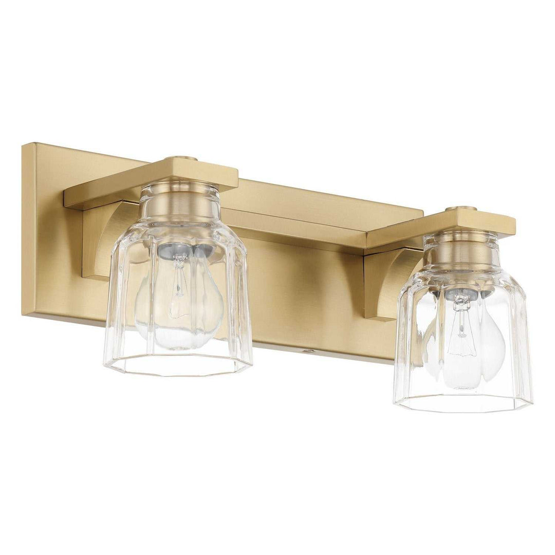 Dryden Two Light Vanity in Champagne Gold Thesis Canada