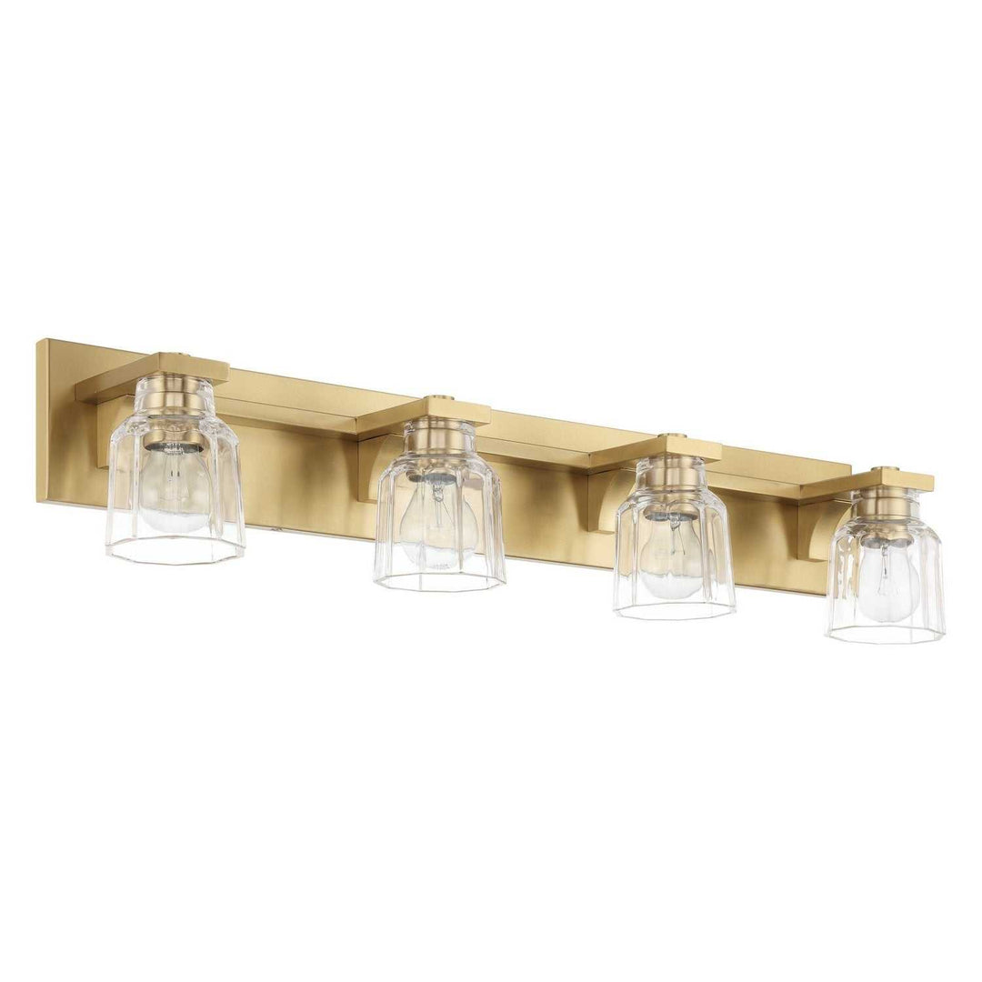 Dryden Four Light Vanity in Champagne Gold Thesis Canada