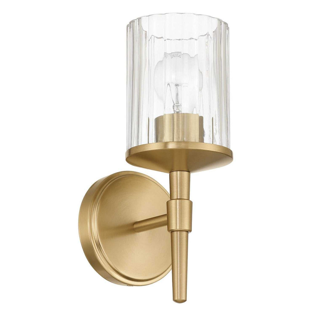 Andrea One Light Vanity in Champagne Gold Thesis Canada