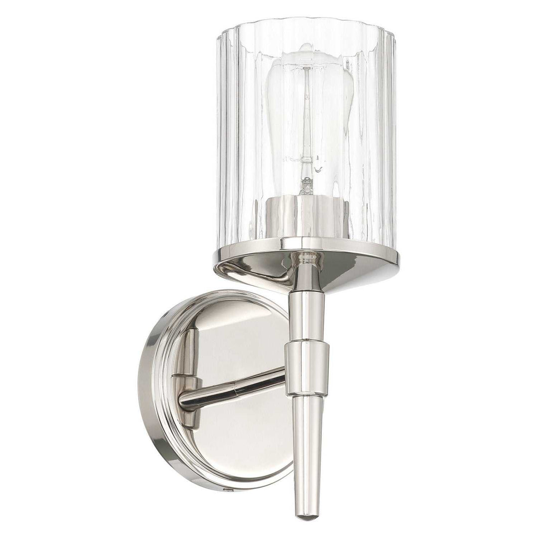 Andrea One Light Vanity in Polished Nickel Thesis Canada