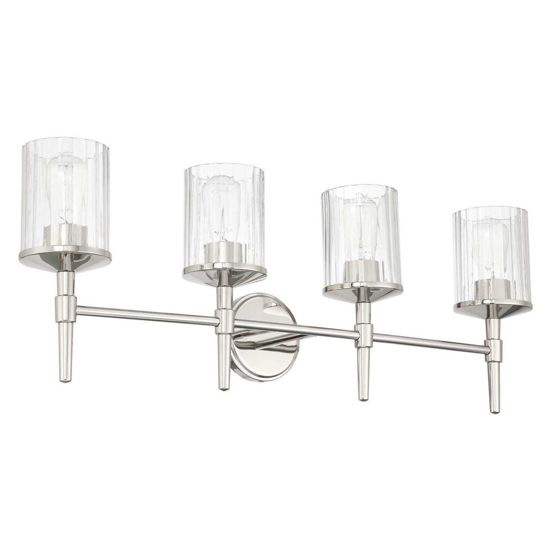 Andrea Four Light Vanity in Polished Nickel Thesis Canada