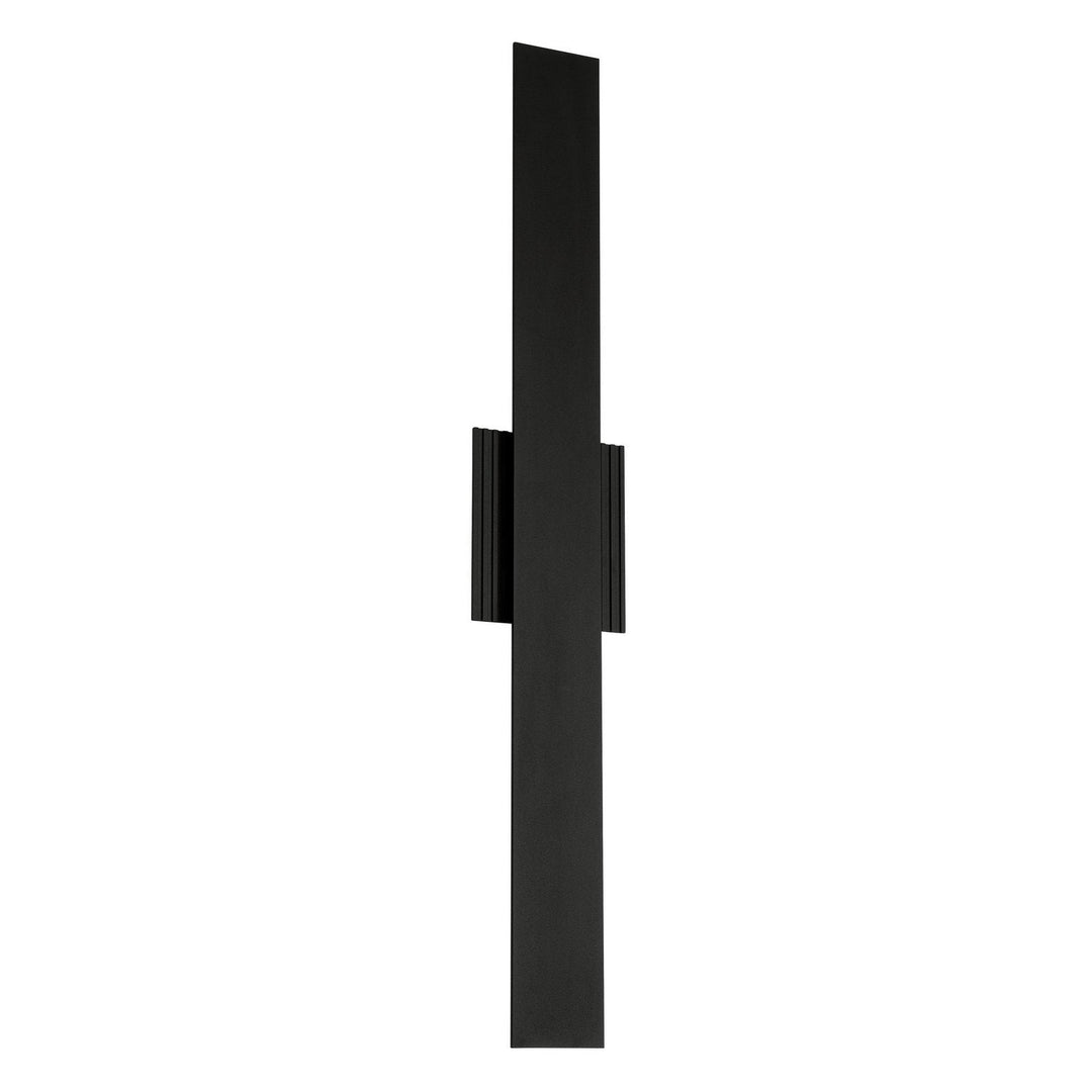 Jacks LED Exterior Wall Sconce in Textured Black Thesis Canada