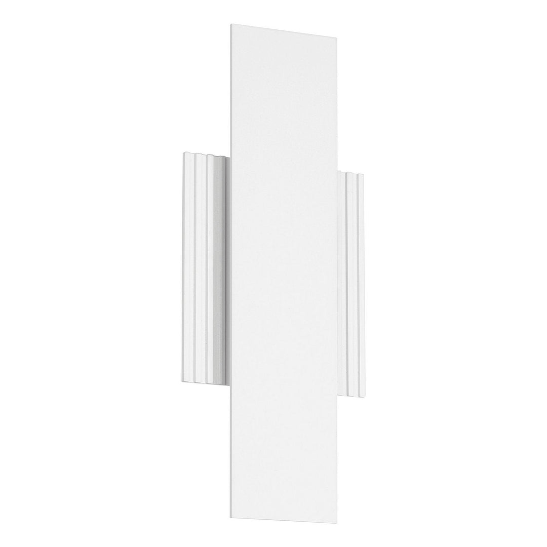 Jacks LED Exterior Wall Sconce in Textured White Thesis Canada