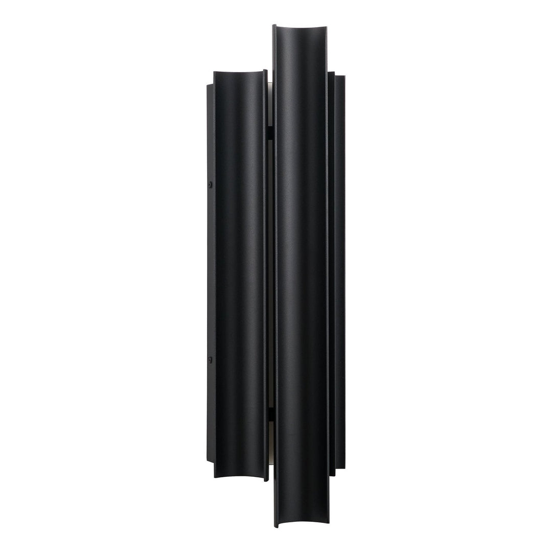 Kestrel LED Exterior Wall Sconce in Textured Black Thesis Canada