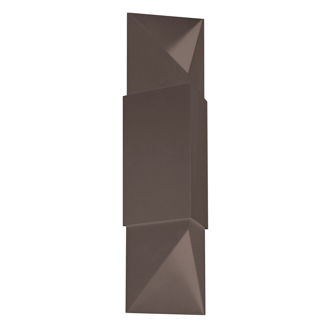 Brera Two Light Exterior Wall Sconce in Matte Black Thesis Canada