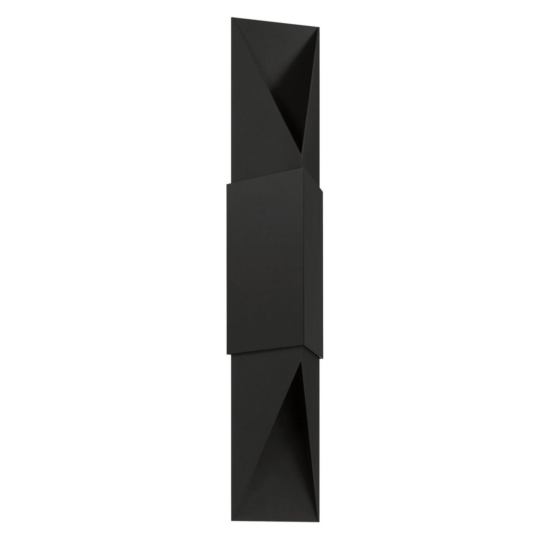 Brera Two Light Exterior Wall Sconce in Matte Black Thesis Canada