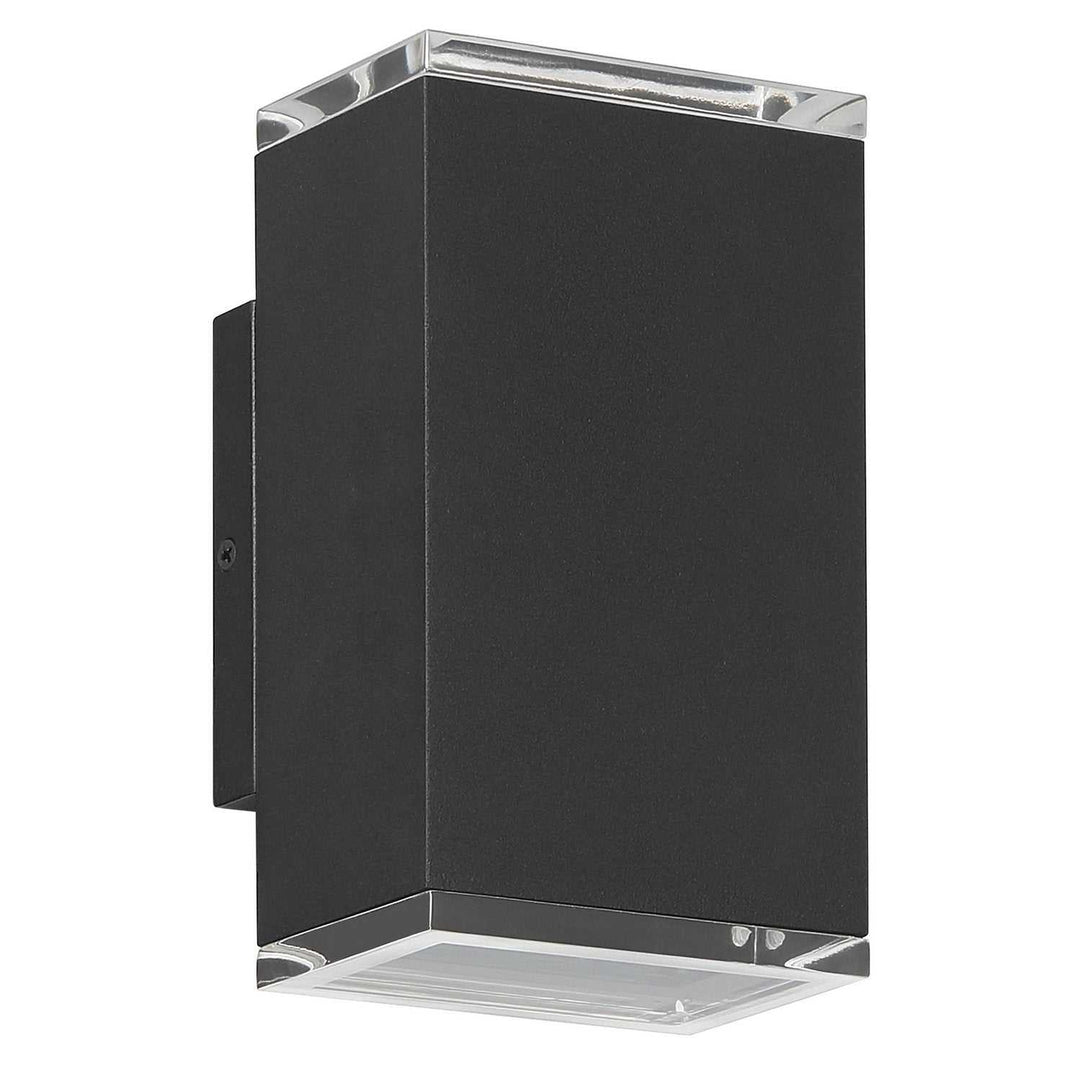 Jasper LED Exterior Wall Sconce in Textured Black Thesis Canada