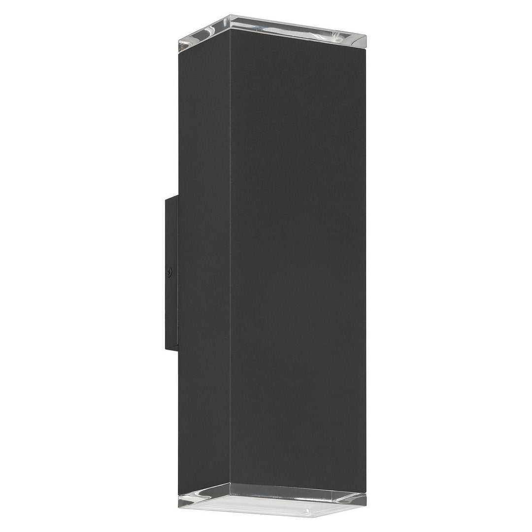 Jasper LED Exterior Wall Sconce in Textured Black Thesis Canada