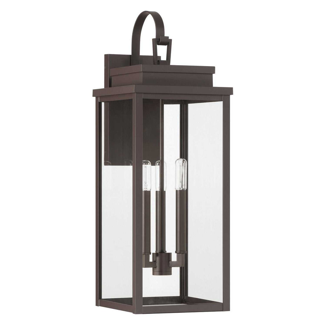 Hillside Three Light Exterior Wall Sconce in Dark Bronze Thesis Canada