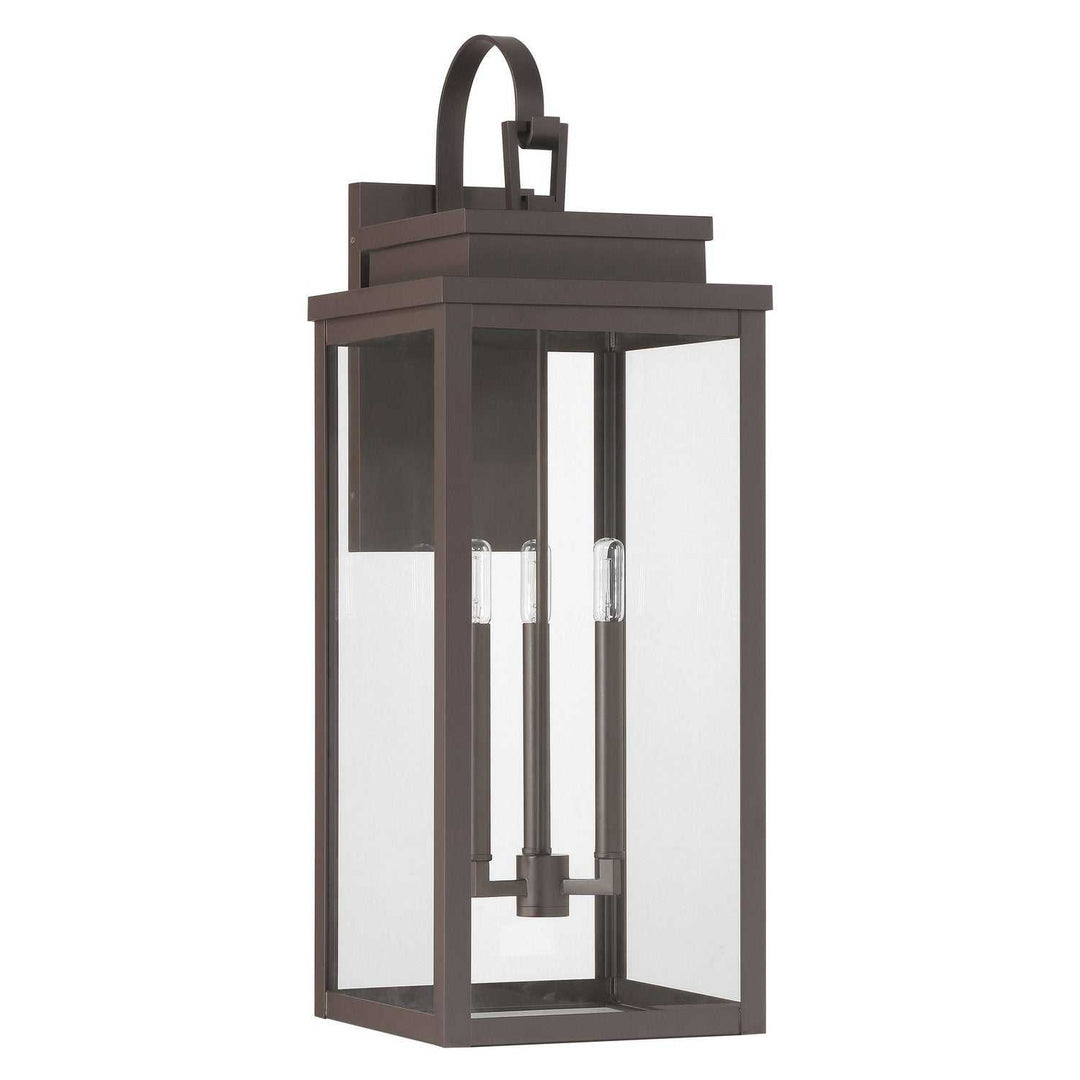 Hillside Three Light Exterior Wall Sconce in Dark Bronze Thesis Canada