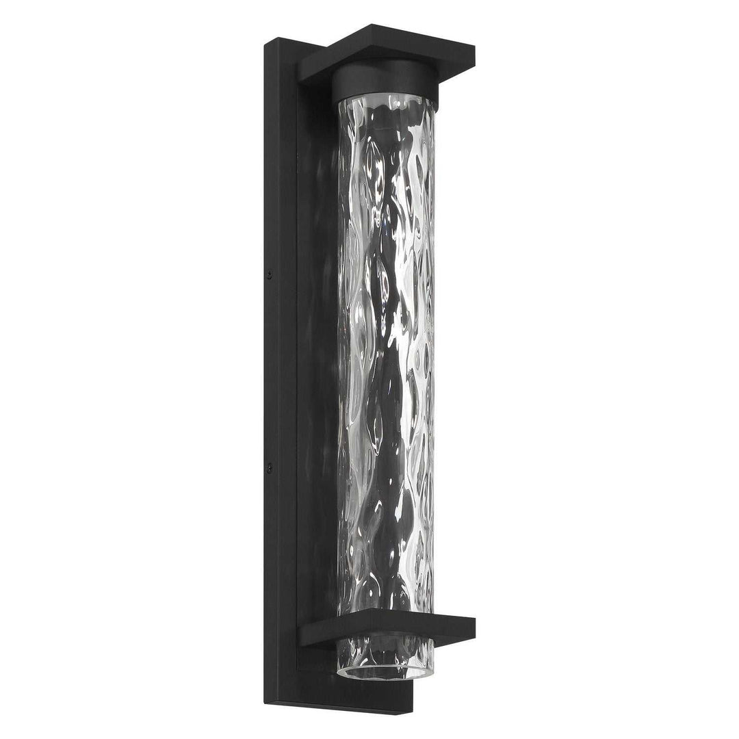 Lionel LED Exterior Wall Sconce in Textured Black Thesis Canada
