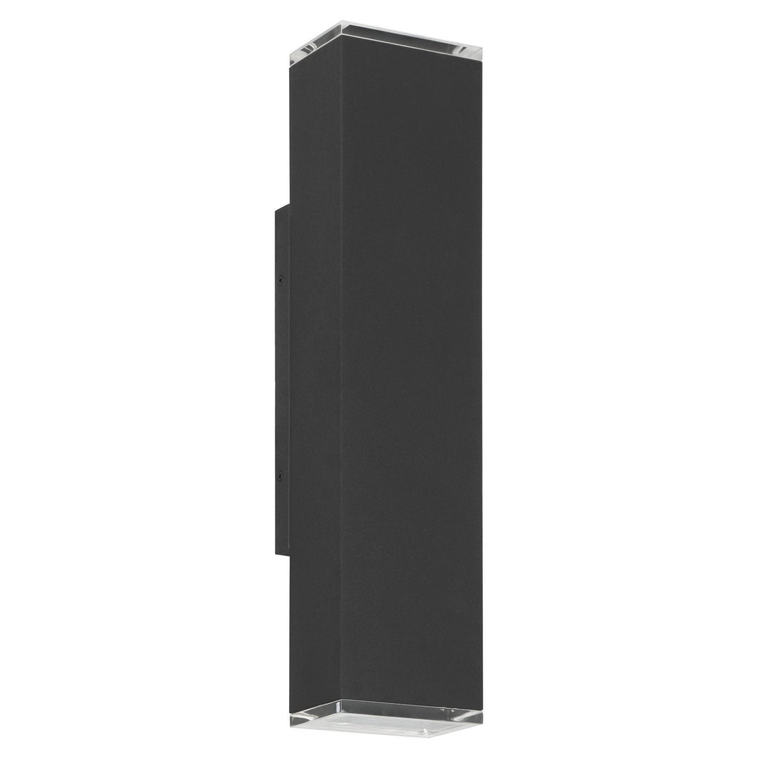 Jasper LED Exterior Wall Sconce in Textured Black Thesis Canada