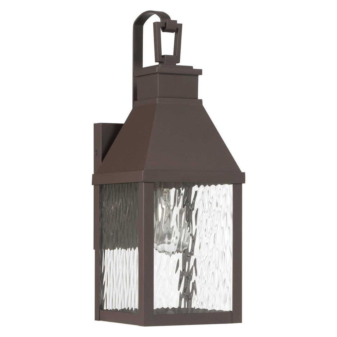 Glencrest One Light Exterior Wall Sconce in Dark Bronze Thesis Canada