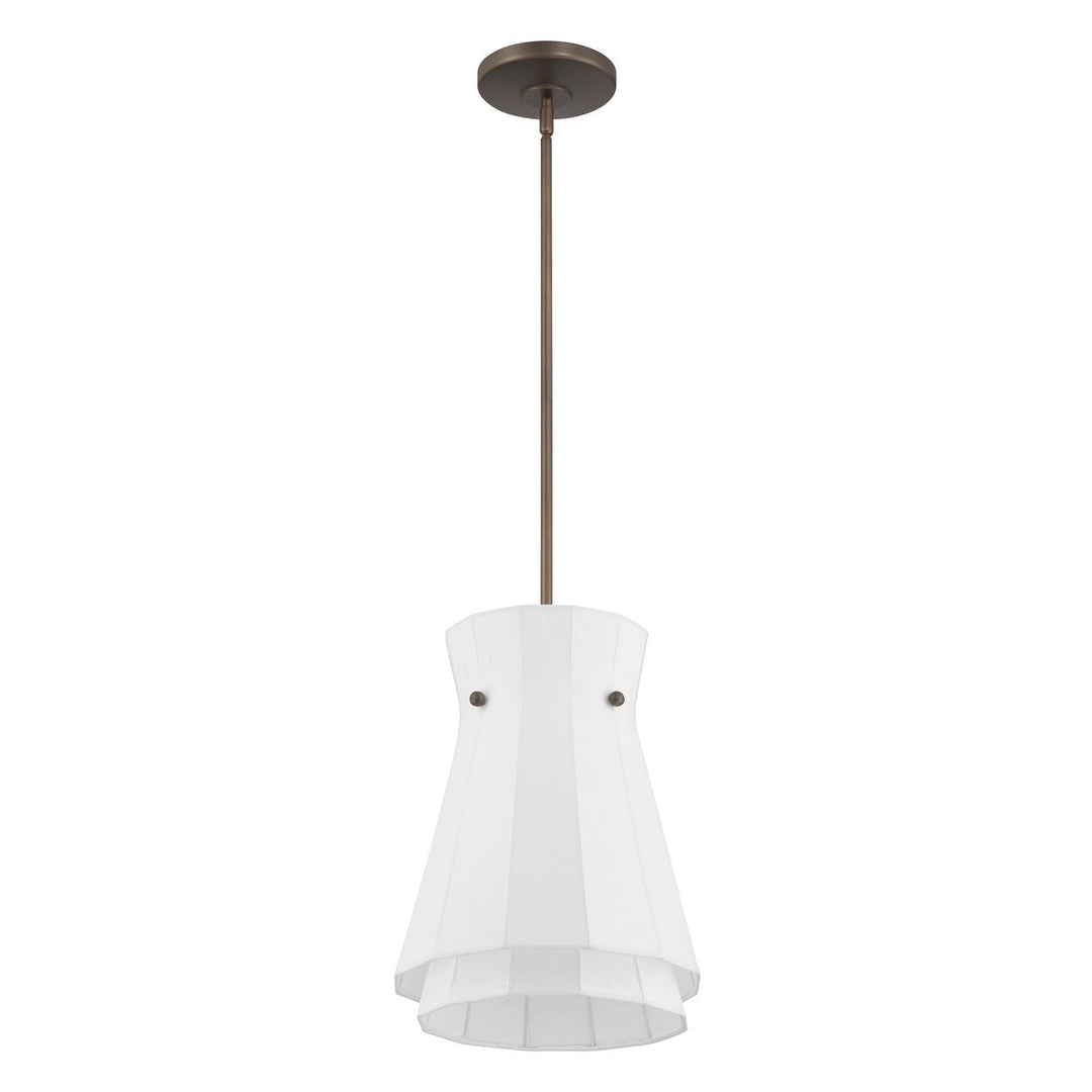 Bryony One Light Convertible Pendant in Forged Bronze Thesis Canada